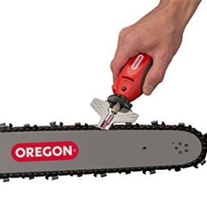 Oregon 575214 12V Sure Sharp Handheld Electric Chainsaw Grinder/Sharpener, 2-in-1 Saw Chain Sharpening & Maintenance Tool, 16′ Cable