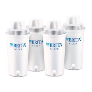 brita water filter pitcher replacement filters - 4 pack