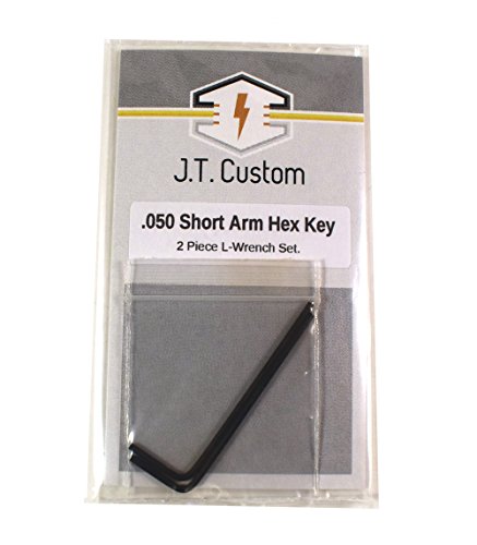 JT Custom .050 Short Arm Hex Key L-Wrench 2 Pack (.050)