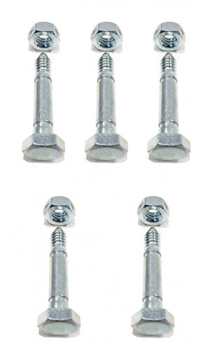 The ROP Shop (5) Shear PINS & Bolts for Ariens 532005 53200500 Snow Blower Snowblower Thrower