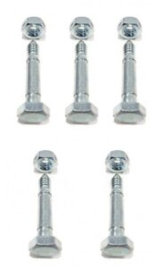 (5) shear pins bolts for ariens 53200500 03204300 snowthrowers snowblowers auger by the rop shop