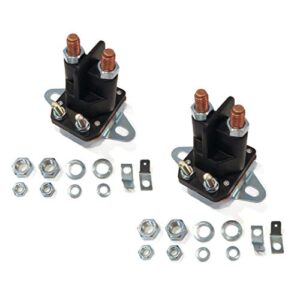 the rop shop (pack of 2) universal 4 post plow relay solenoids for western, fisher & meyers snowplow blades
