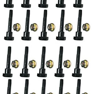 The ROP Shop (20) Shear PINS & Bolts fits Honda HS1132 HS50 HS55 HS624 HS70 Push Snowblowers