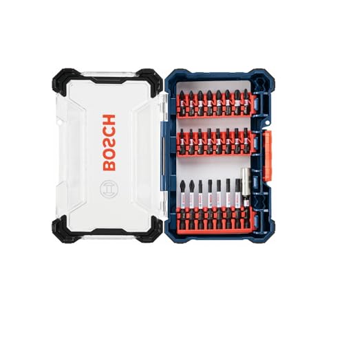 BOSCH SDMS48 48-Piece Assorted Impact Tough Screwdriving Custom Case System Set for Screwdriving Applications