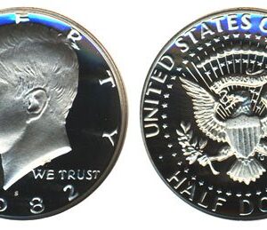 1982 S Gem Proof Kennedy Half Dollar US Coin 1/2 US Mint DCAM