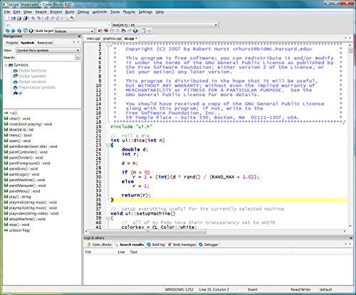 C C++ and Fortran Windows Programming IDE Code Blocks PC Computer Software