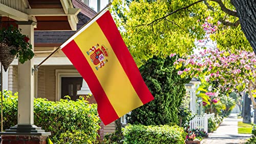 DANF Spain Flag 3ftx5ft Spainish National Flags Polyester with Brass Grommets 3x5 Foot Flag