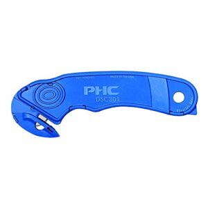 partners brand pkn108 dsc-301 multi-purpose disposable safety cutter, blue (pack of 15)