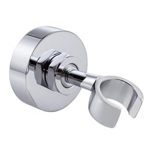weirun bathroom brass handheld shower head bracket hand sprayer holder stepless adjustable wall mount, polished chrome