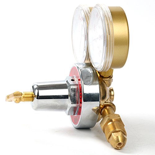 YaeTek Acetylene Regulator Welding Gas Welder Acetylene Gauge for Torch Cutting Kits CGA 510