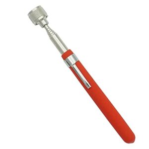 vastools telescopic magnetic pickup tool,10lb magnet stick, 30" extendable magnet with pocket clip