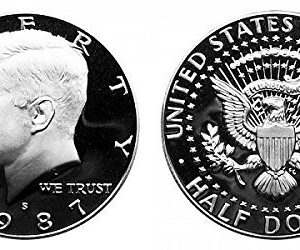 1987 S Gem Proof Kennedy Half Dollar US Coin 1/2 US Mint DCAM