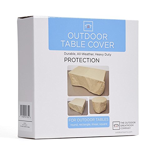 Outdoor Greatroom Company 57" x 27" Protective Fire Pit Cover in Tan