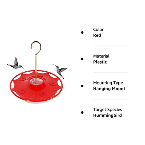 Juegoal 12 oz Hanging Hummingbird Feeder (12 oz)