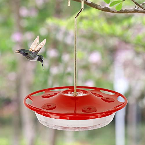 Juegoal 12 oz Hanging Hummingbird Feeder (12 oz)