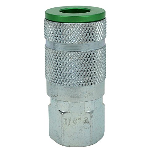 Milton - S-303AKIT ColorFit by Coupler & Plug Kit- (A-Style, Green) - 1/4" NPT, (3-Piece)