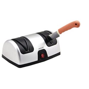 Brentwood TS-1001 2-Stage Electric Knife Sharpener, 9.80in. x 7.20in. x 4.80in.