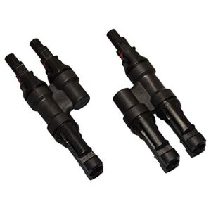 Renogy Solar Renogy Male/Female Connector PV MMF+FFM Pair Branch Connectors - Black