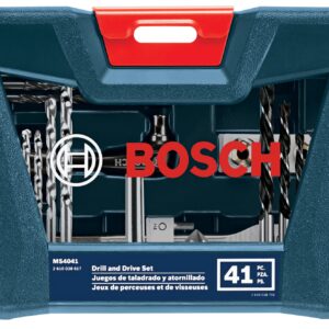 Bosch PS21-2A 12-Volt Max Lithium-Ion 2-Speed Pocket Driver Kit with 2 Batteries, Charger and Case w/ 41 pc drill and drive bit set