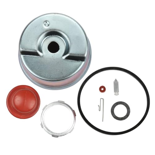 Panari Carburetor Float Bowl + Needle Seat Kit + Primer Bulb for Tecumseh 631867 631021B 631021A 631021 36045A