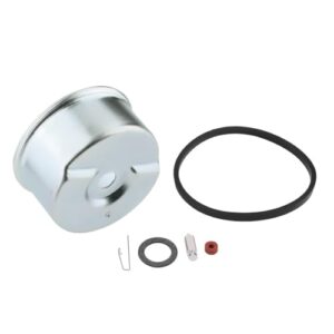 Panari Carburetor Float Bowl + Needle Seat Kit + Primer Bulb for Tecumseh 631867 631021B 631021A 631021 36045A