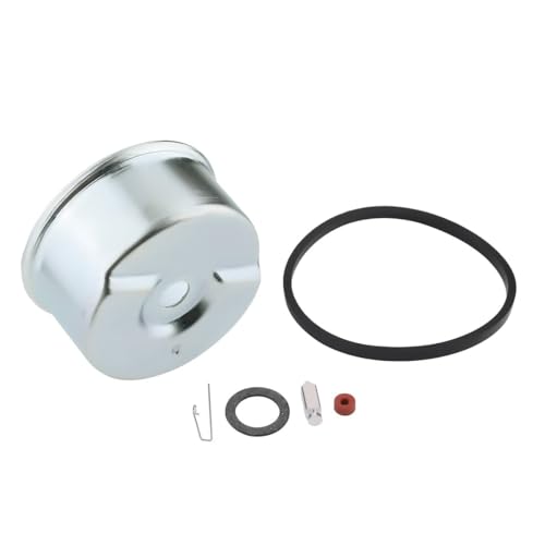 Panari Carburetor Float Bowl + Needle Seat Kit + Primer Bulb for Tecumseh 631867 631021B 631021A 631021 36045A