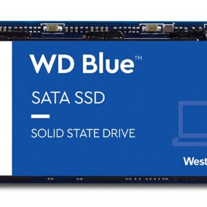 Western Digital 2TB WD Blue 3D NAND Internal PC SSD - SATA III 6 Gb/s, M.2 2280, Up to 560 MB/s - WDS200T2B0B