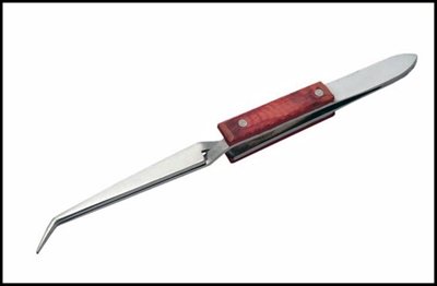 Bundle: Cross Lock Fiber Grip Soldering Tweezers Set - 6.5" Solder Tweezers ( 45-Degree Angle), 6" Solder Tweezers (Approx. 90-Degree Angle) & 6.5" Straight
