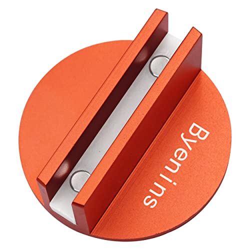 Byenins Large Slotted Universal Magnetic Jack Pad Weld Frame Rail Adapter(Orange) for All Model Cars