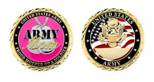 proud army mom coin