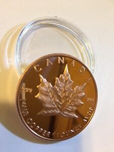 canadian maple leaf 1 ounce copper coin