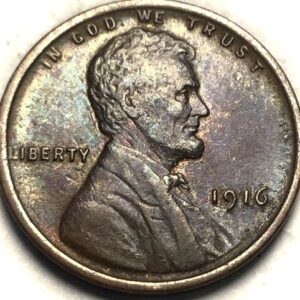 1916 P Lincoln Wheat Cent Penny Seller Extremely Fine