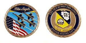 blue angels gold challenge coin