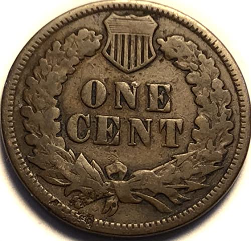 1880 P Indian head Cent Penny Seller Good