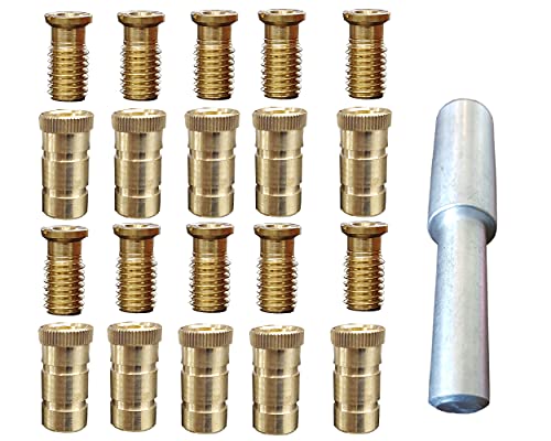 mistcooling Pool Cover Anchors for inground Pools - 10 Pack with Tamping Tool - 5/8" Anchor. Fits 3/4" Hole- 5001ABR