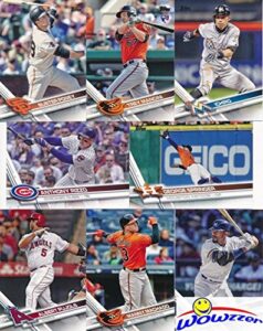 2017 topps series 2 baseball complete 350 card set in mint condition! contains all cards #351-700! loaded with many of your favorite mlb baseball rookies & stars! great baseball collectible! wowzzer!