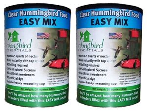 (2 pack) songbird essentials se629 clear hummingbird nectar, 24 ounce2