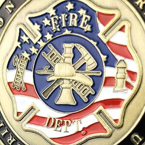 AtSKnSK Saint Florian Volunteer Firefighters Prayer Challenge Coin