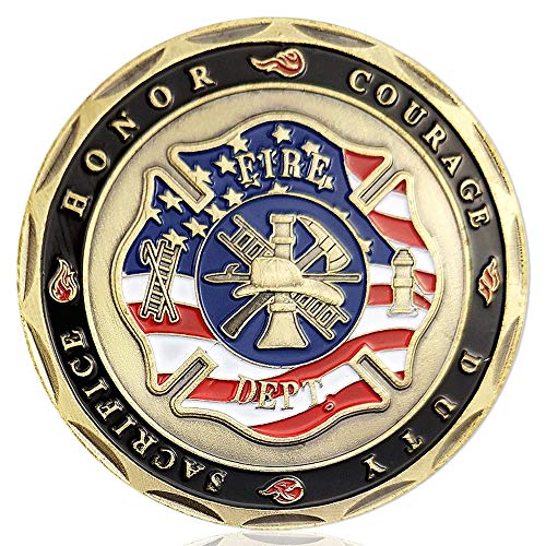 AtSKnSK Saint Florian Volunteer Firefighters Prayer Challenge Coin