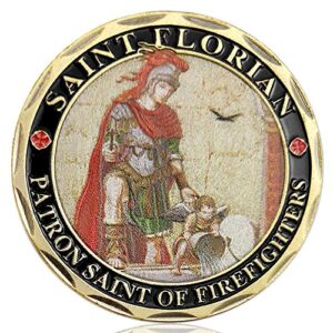 AtSKnSK Saint Florian Volunteer Firefighters Prayer Challenge Coin