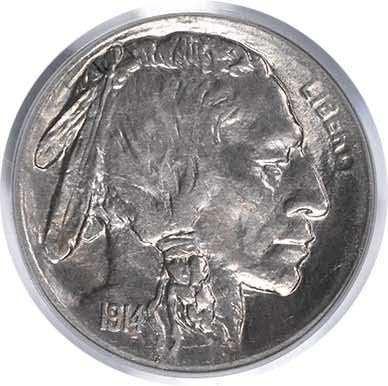 1914 S Buffalo Nickel PCGS MS64