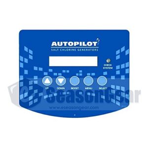 autopilot lbp0109 nano label, for pool pilot nano power supply front cover screen display