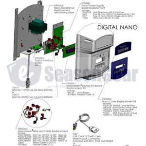 AutoPilot LBP0109 Nano Label, for Pool Pilot Nano Power Supply Front Cover Screen Display