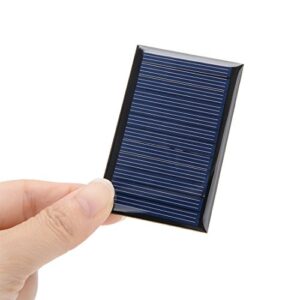 uxcell® 5Pcs 6V 60mA Poly Mini Solar Cell Panel Module DIY for Light Toys Charger 72mm x 45mm