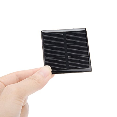 uxcell 5Pcs 1.5V Poly Mini Solar Cell Panel Module DIY for Light Toys Charger 52mm x 52mm