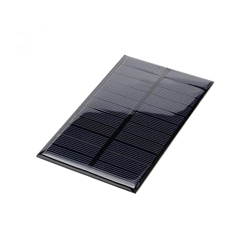 uxcell 5Pcs 5.5V 180mA Poly Mini Solar Cell Panel Module DIY for Light Toys Charger 124mm x 67mm