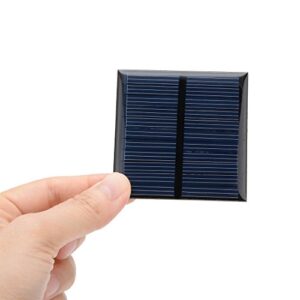 uxcell 5Pcs 5.5V 60mA Poly Mini Solar Cell Panel Module DIY for Light Toys Charger 60mm x 60mm