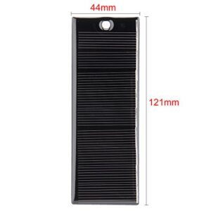 uxcell 5Pcs 4.5V 130mA Poly Mini Solar Cell Panel Module DIY for Light Toys Charger 44mm x 121mm