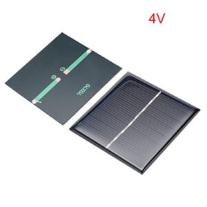 uxcell 5Pcs 4V 100mA Poly Mini Solar Cell Panel Module DIY for Light Toys Charger