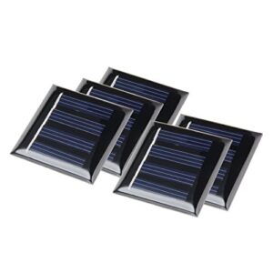 uxcell® 5pcs 2v 40ma poly mini solar cell panel module diy for light toys charger 40mm x 40mm